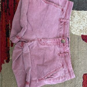 American Eagle Outfitters High Waist Pink Shorts
